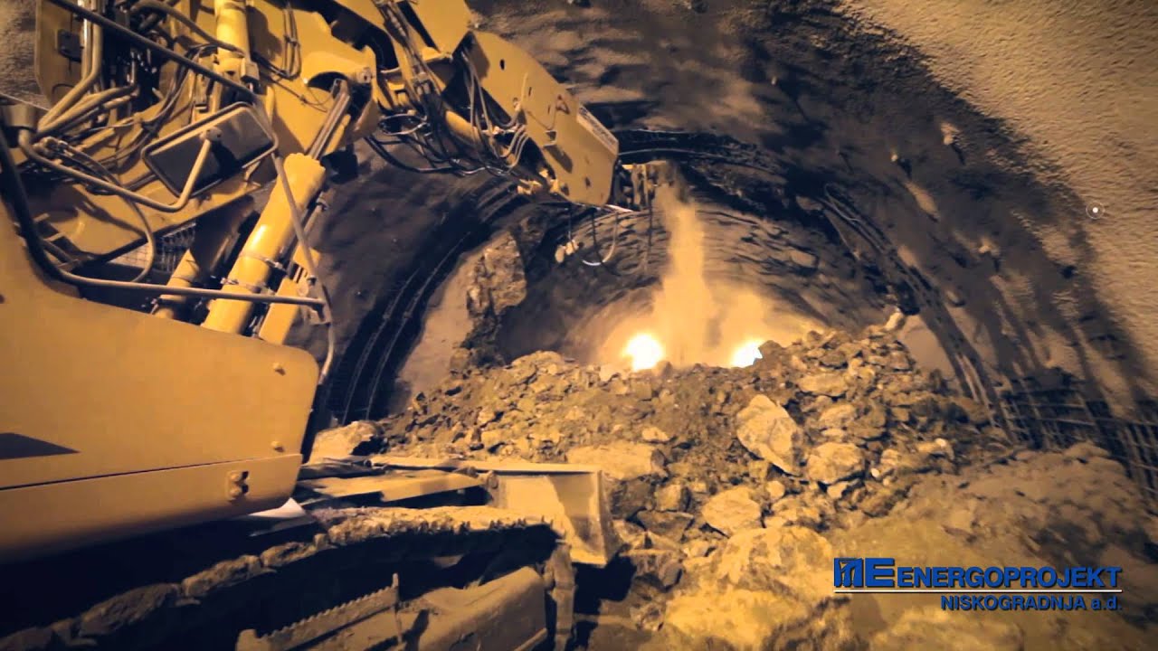 ENERGOPROJEKT Niskogradnja a.d. - Probijanje desne cevi tunela &Scaron;arani