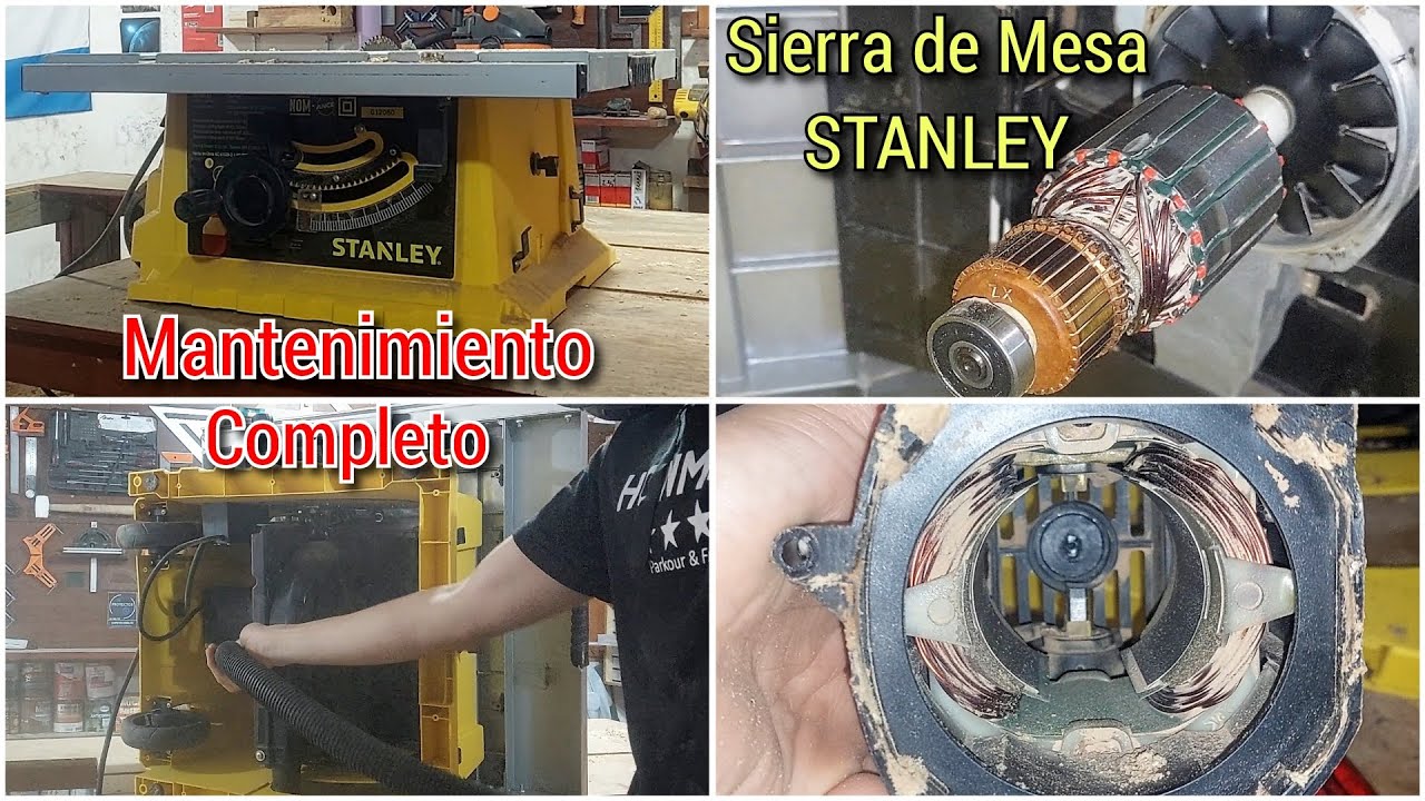 Limpieza a Profundidad (Motor, Bobina, Carbones y Engranajes) Sierra de Mesa STANLEY