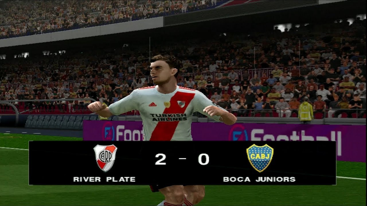PES 2020(PS2) RIVER PLATE VS BOCA JUNIORS COPA LIBERTADORES 2019 GAMEPLAY
