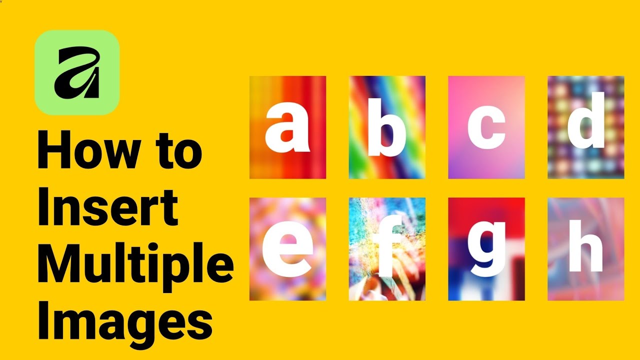 How to Insert Multiple Images in Affinity 