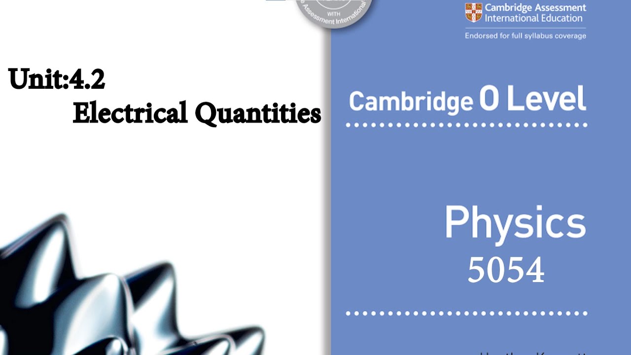 4.2 Electrical Quantities