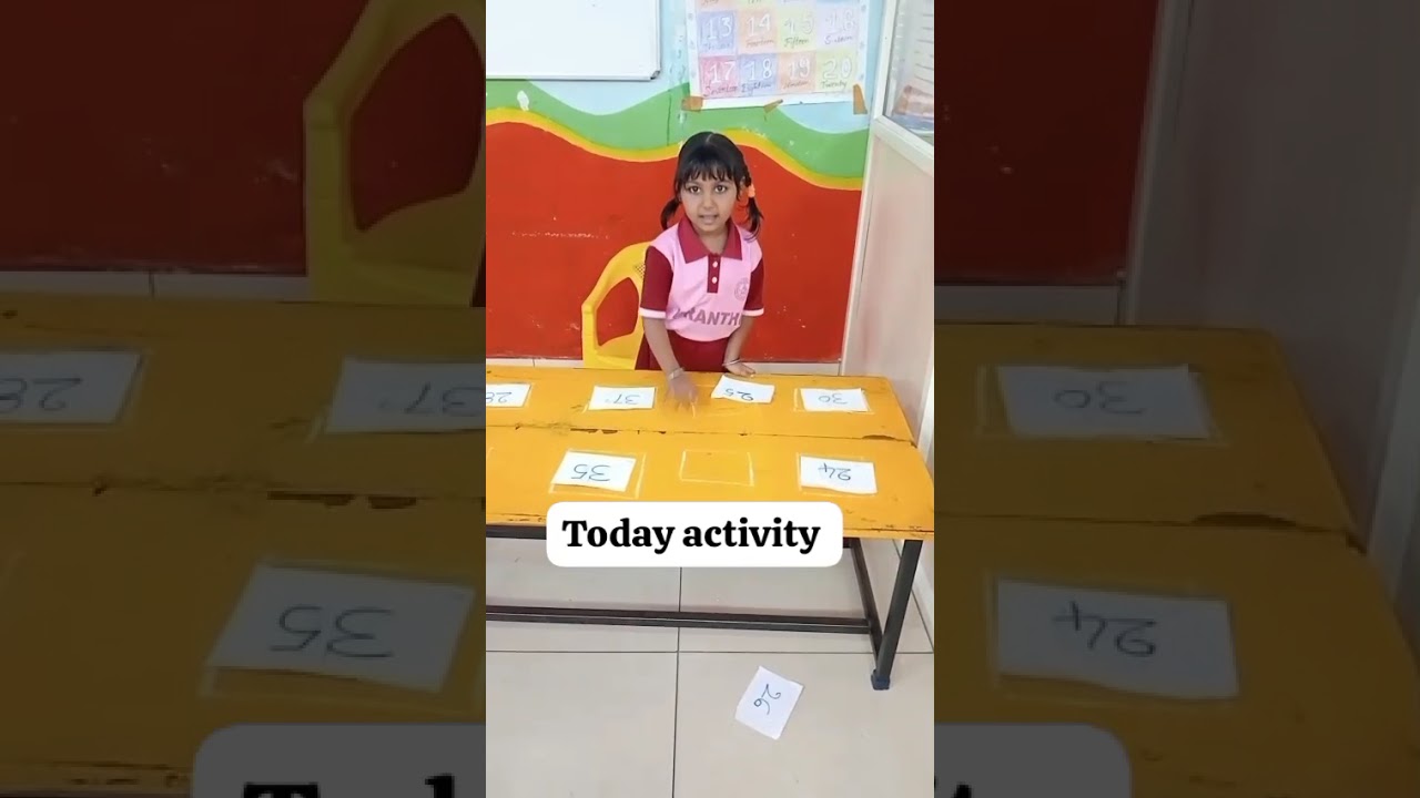 Number Activity #kranthiemschool #viral