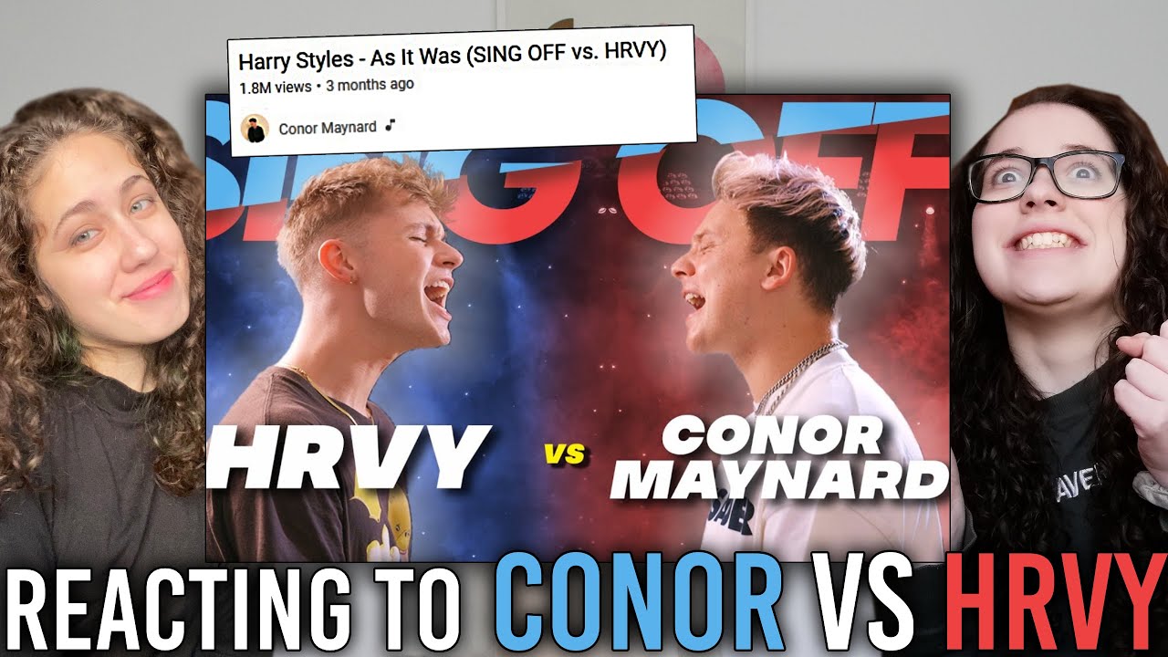 This is weird... They sound so similar... || Conor vs Hrvy Sing-Off ( Reaction )