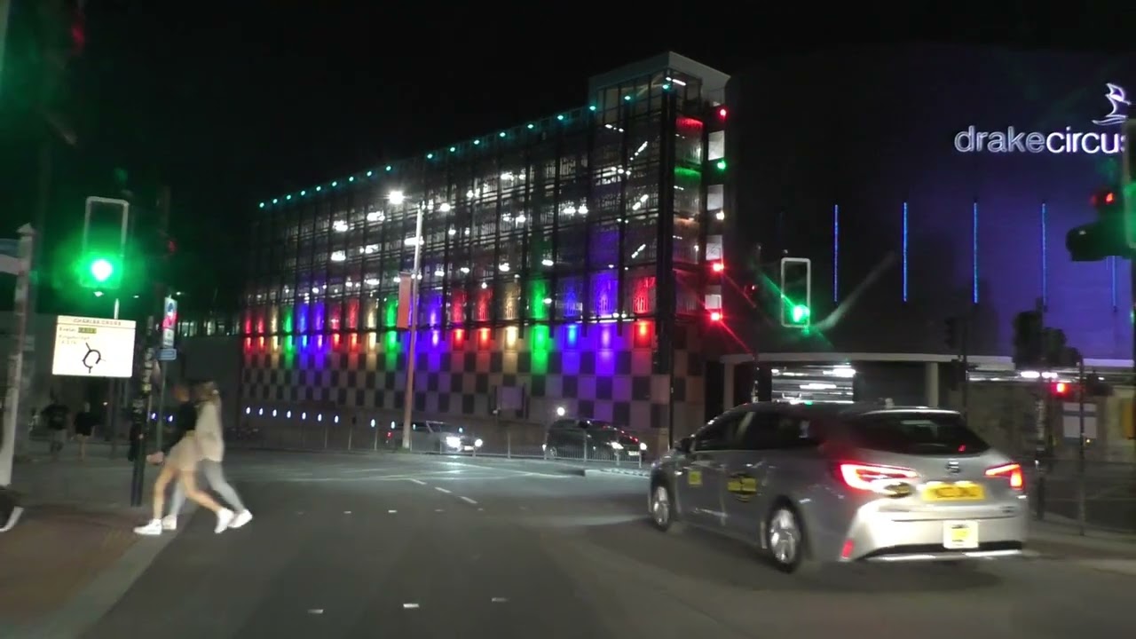 Night Drive Around Plymouth, Devon, England Saturday, 9th September 2023