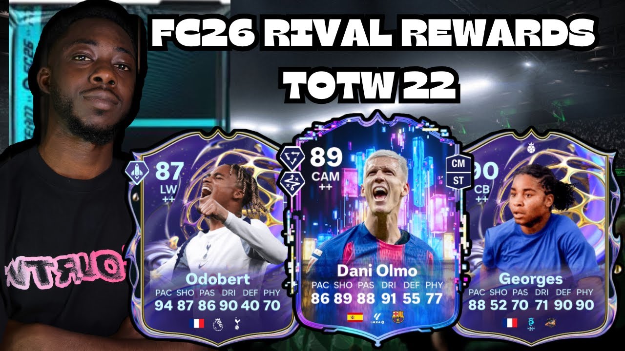 TOTW 22 FC26 FUTURE STARS RIVAL REWARDS!