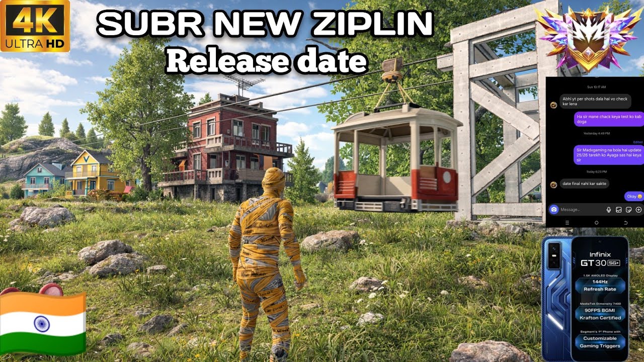 SUBR New ziplin and New update release date☺white star