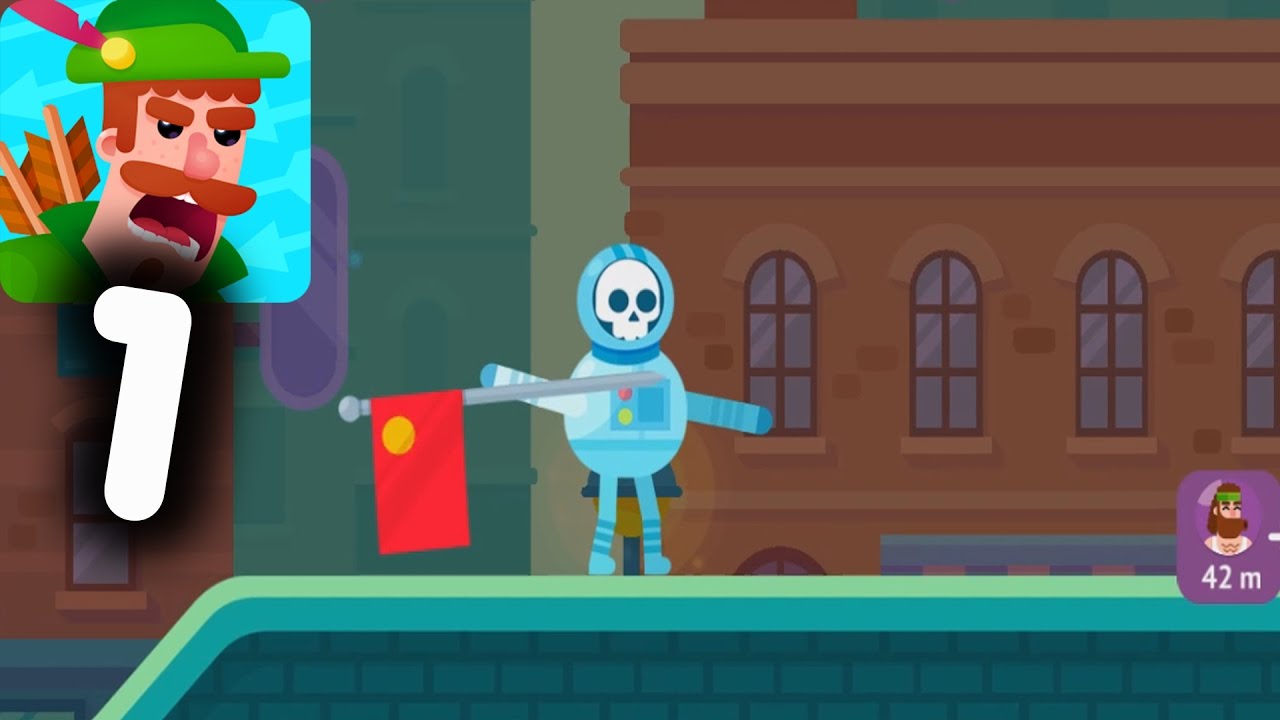 Bowmasters - Characters Gameplay Walkthrough Part 1 (iOS, android)