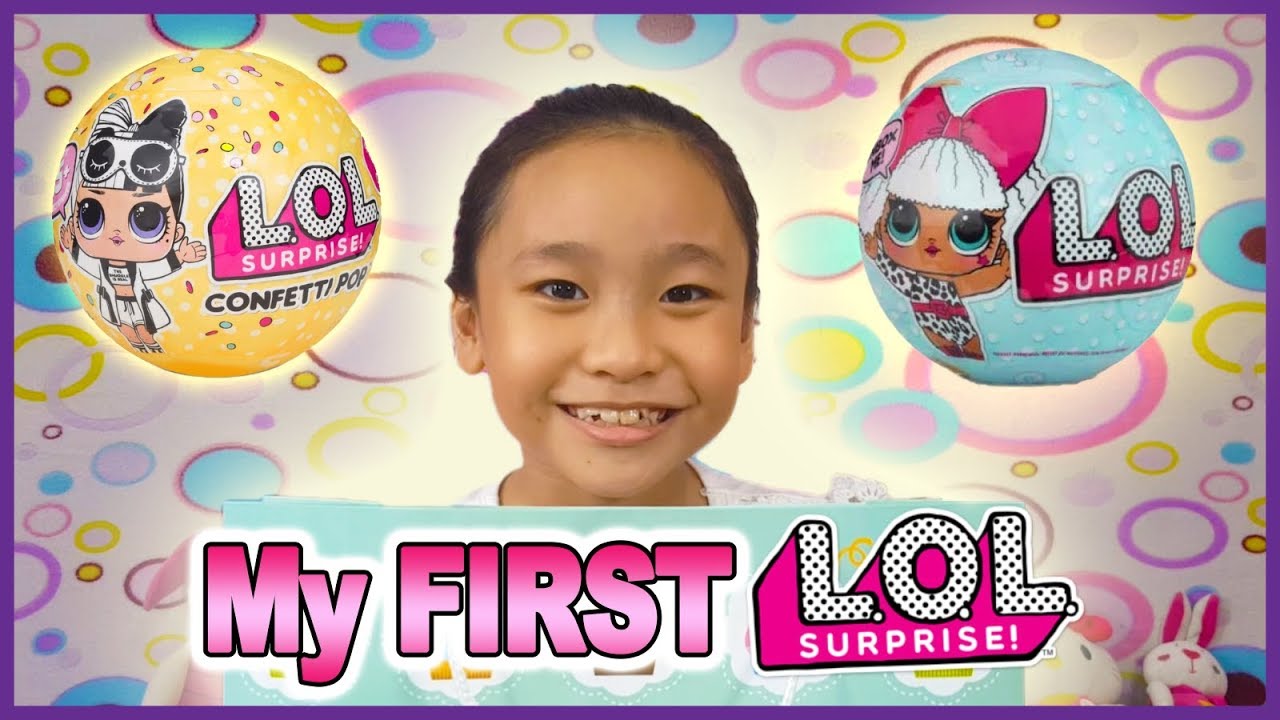LOL Surprise Confetti Pop -  My First Original LOL Surprise UNBOXING!