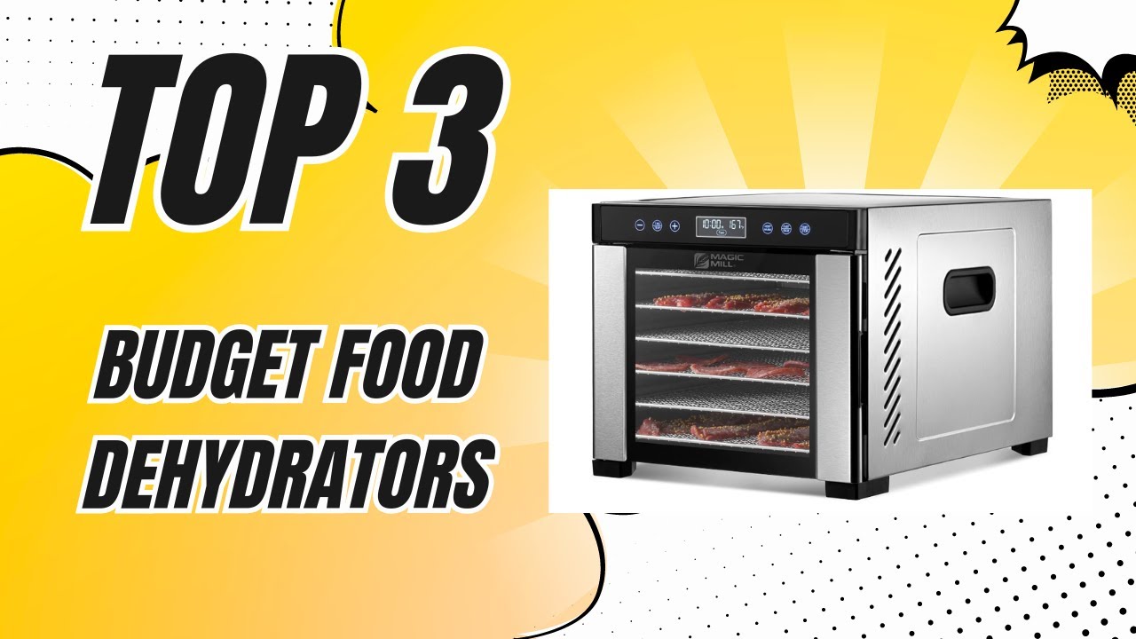 Snacking Made Easy Top 3 ✅ Budget Food Dehydrators Revealed! 🥇 [2024]