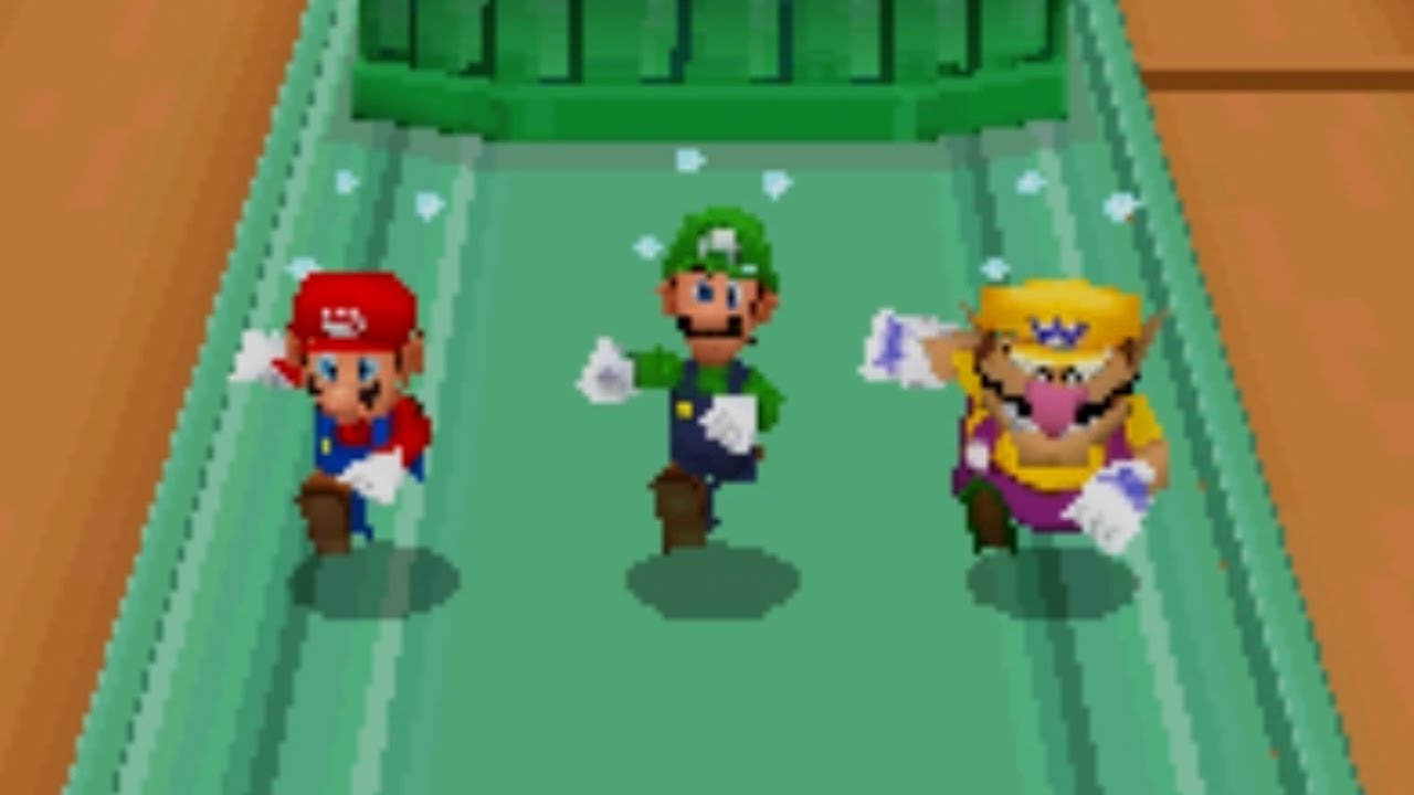 Mario Party DS Step It Up - Mario Vs Luigi Vs Wario Vs Waluigi