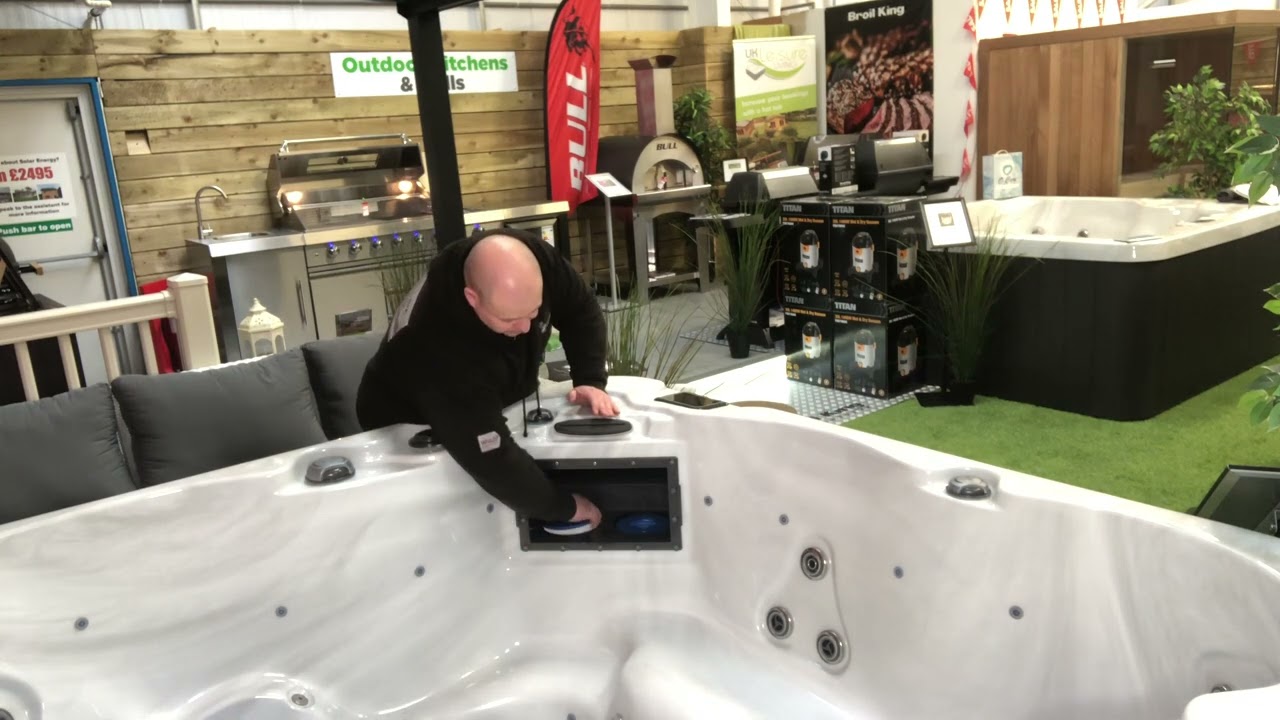 Hot Tub Filter Maintenance on an Aspen Spa