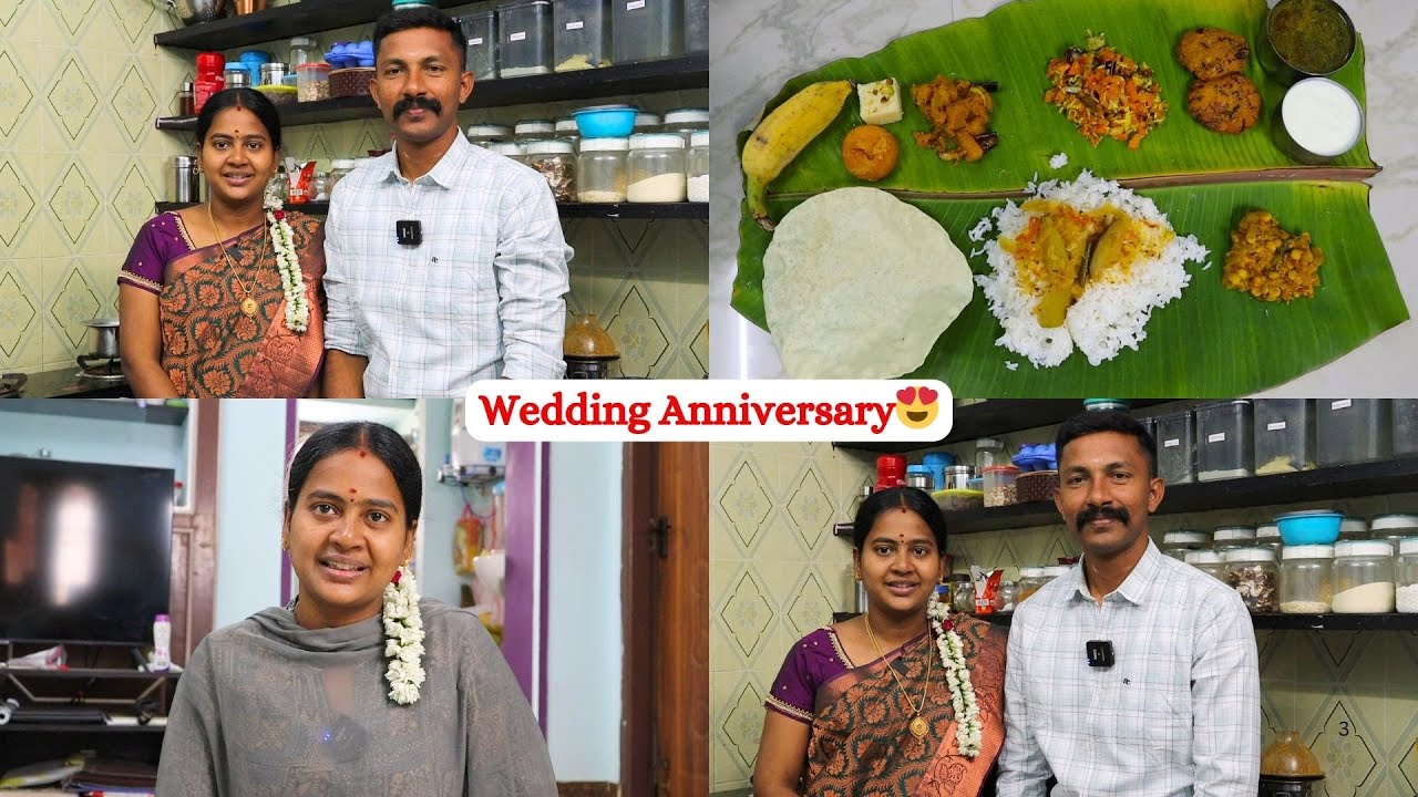 Our 3rd Wedding Anniversary 😍❤️| Anniversary Special Lunch | Vetri Priya Vlogs