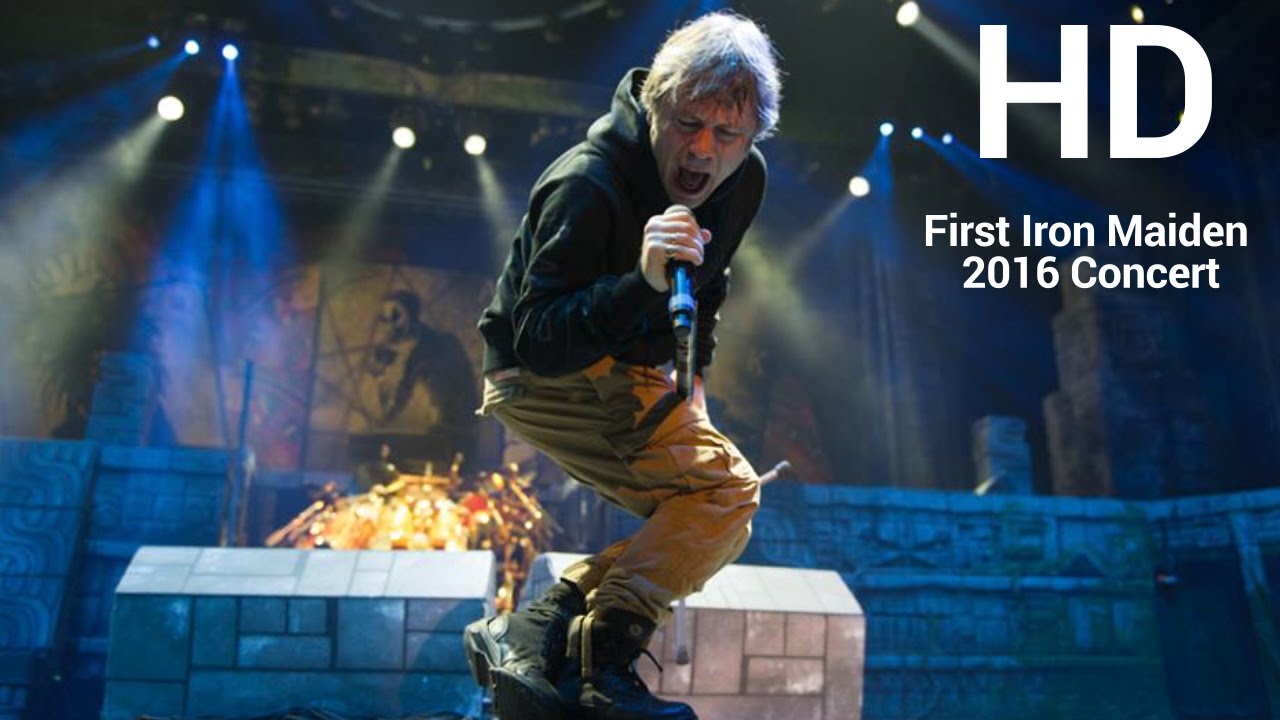 Iron Maiden Book of Souls Tour First Concert Live BB&T CENTER in HD 24.02.2016