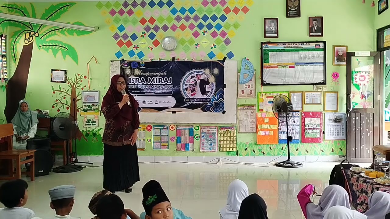 Isra Mi'raj SDN Jabang Bayi 2026 dengan tema 