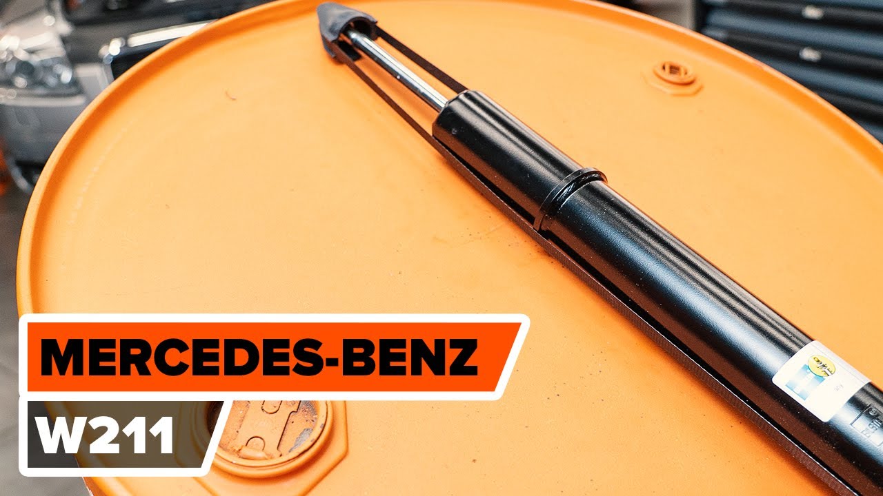 Como substituir coluna de suspensão dianteira no MERCEDES-BENZ (W211) Classe E [TUTORIAL AUTODOC]