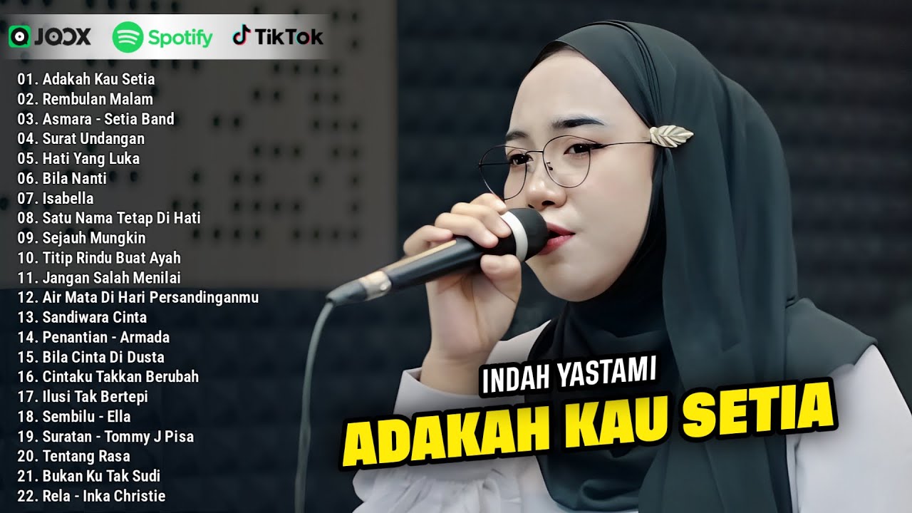 Indah Yastami Full Album | Adakah Kau Setia, Rembulan Malam | Lagu Cafe Populer 2024