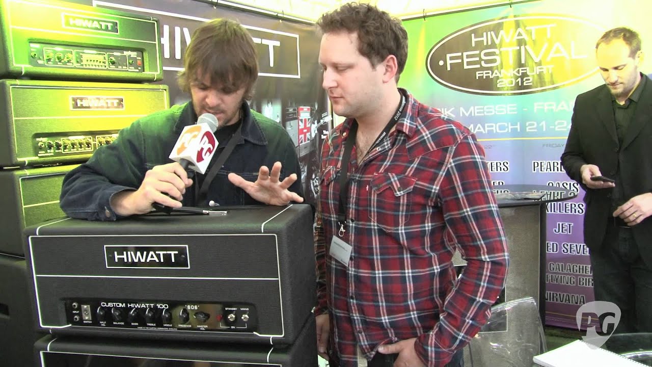 Musikmesse '12 - Hiwatt Amplifiers T40, Custom OD100, Overdrive, Phaser, Tremolo Demos