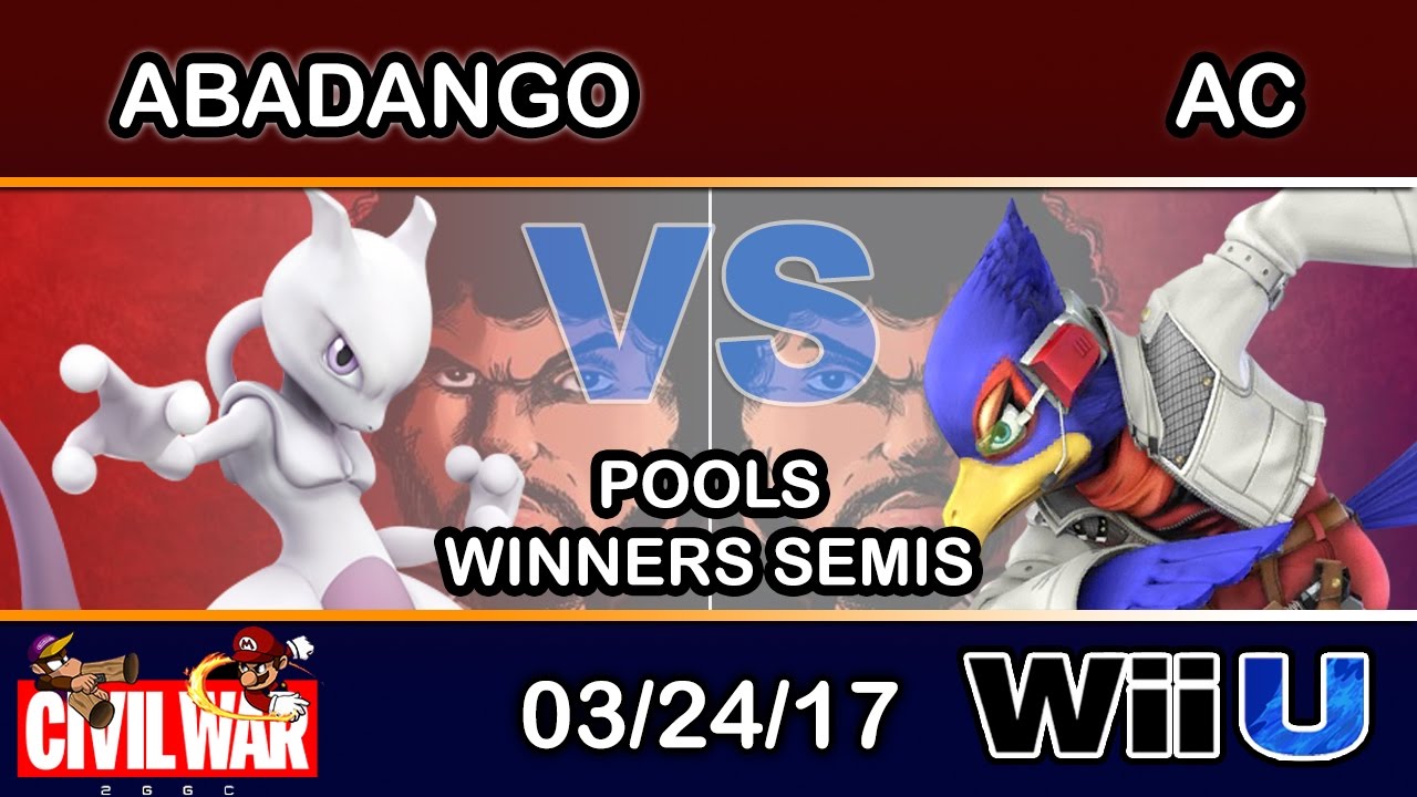 2GGC: Civil War - LG | Abadango (Mewtwo) Vs. LooK | AC (Falco) Pools Winners Semis