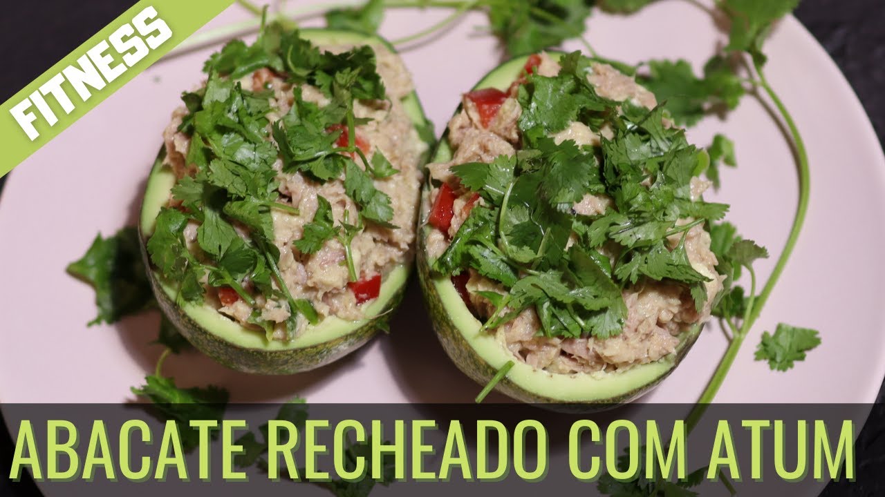 Abacate fitness recheado com atum - A Cozinha da Vê