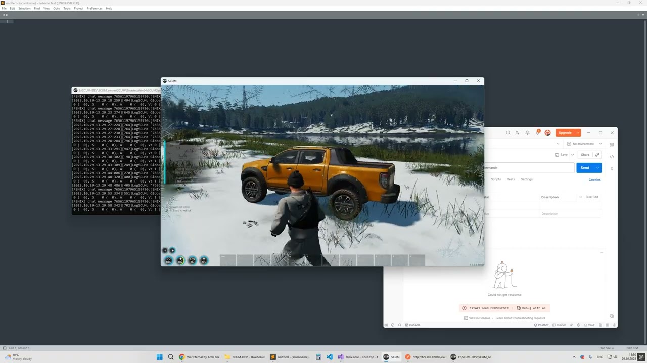 SCUM Server, Oxygen - plugin and custom RCON Support