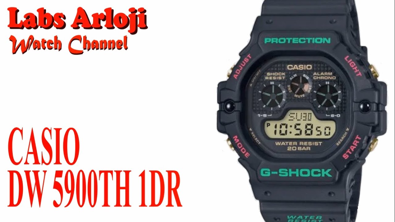 #UNBOXING Jam Tangan Casio G-Shock DW-5900TH-1DR Gshock DW5900TH-1 Original