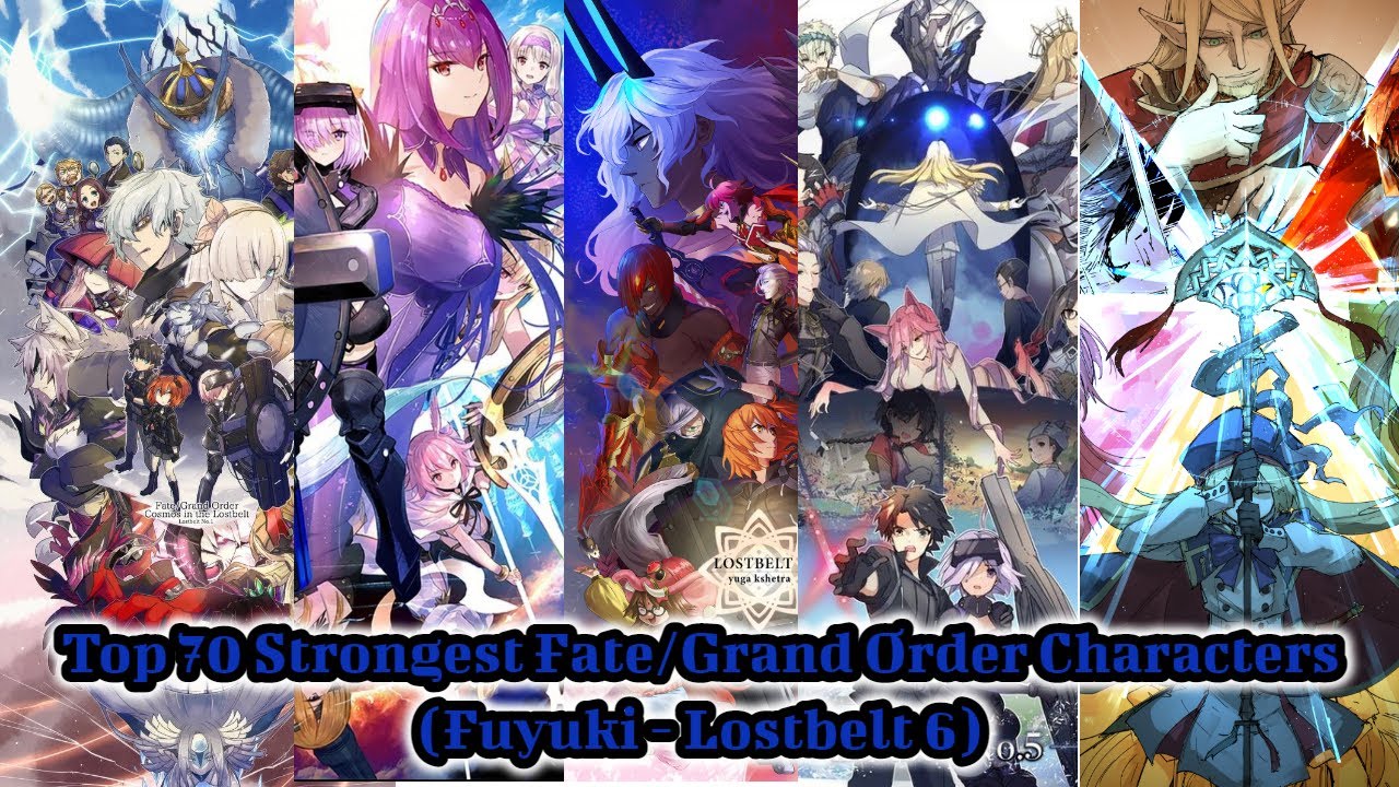 Top 70 Strongest Fate/Grand Order Characters [Fuyuki - Lostbelt 6]