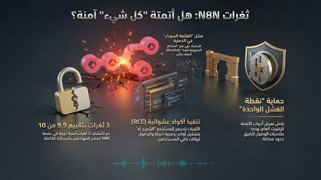 ثغرات الأمان في N8N: الدروس المستخلصة 🔒