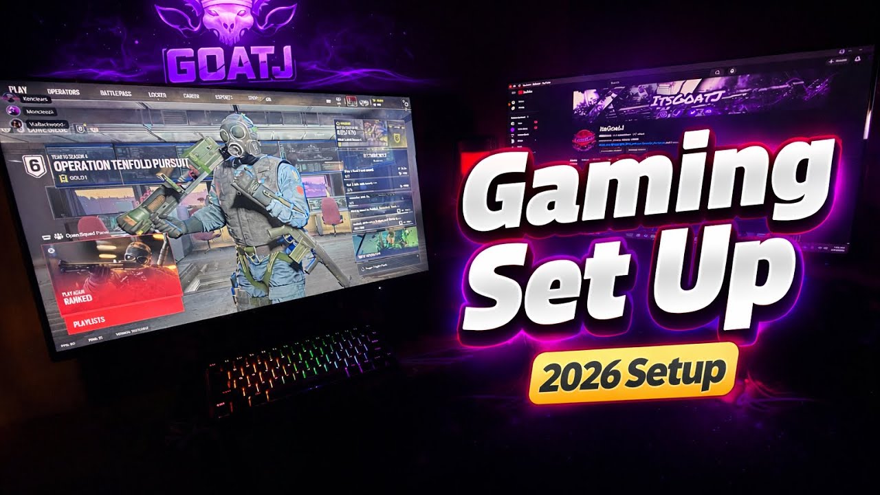 The 2026 GoatJ Gaming Setup Reveal 🔥