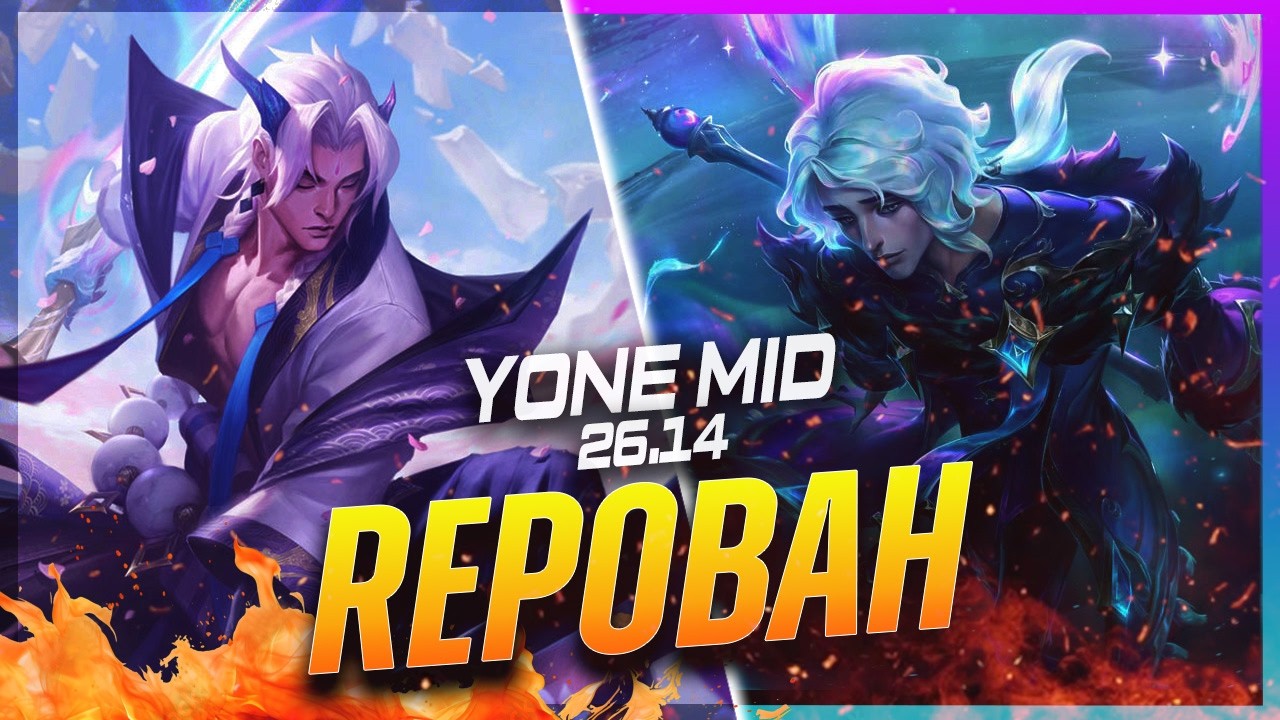 REPOBAH &mdash; Yone против Hwei на миде, патч 26.14 &mdash; Геймплей за Yone