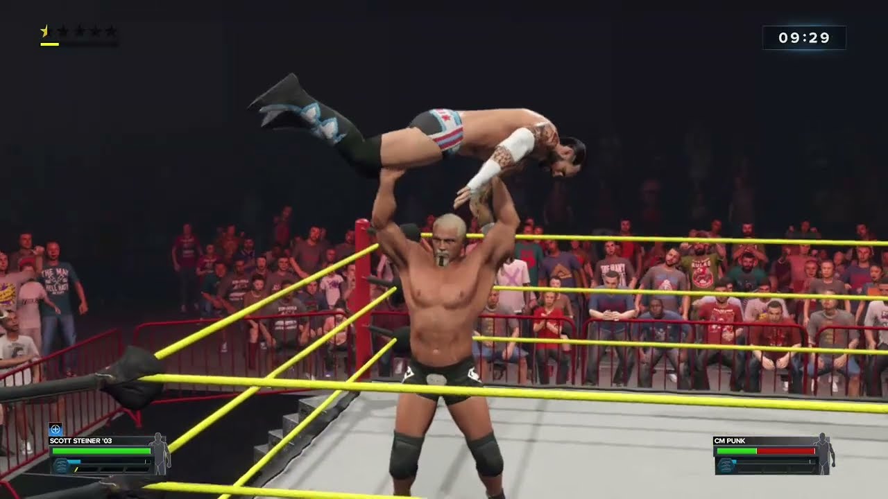 WWE 2K23 Fantasy Wrestling Scott Steiner vs CM Punk