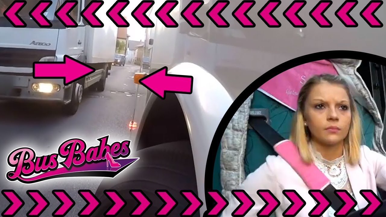 Enge Gasse! Sabrina muss am LKW vorbei | Bus Babes | Kabel Eins