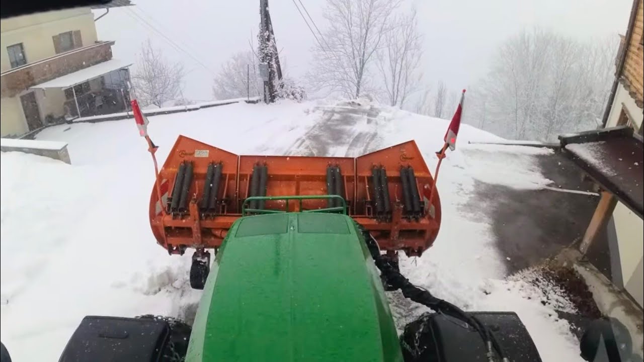 Epic Snow Clearing in the Alps | John Deere in Winter Action!