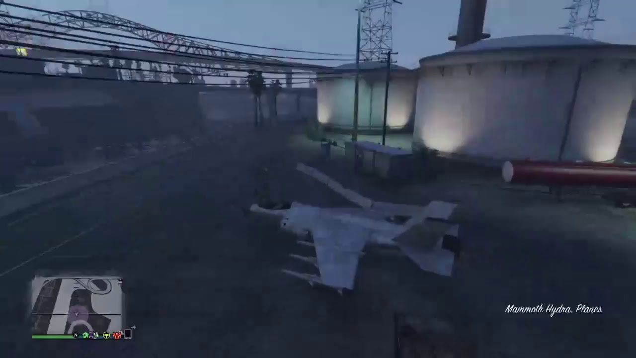 Stunten met straaljager in GTA 5 online