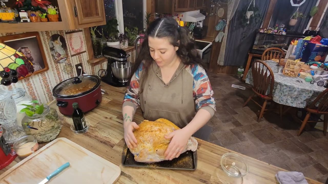Quick Prepping and Cooking a Turkey 