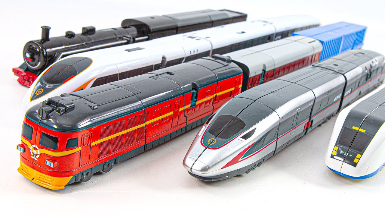 Super Train Robot 5 High Speed Rail Train Transformers Robot Toys