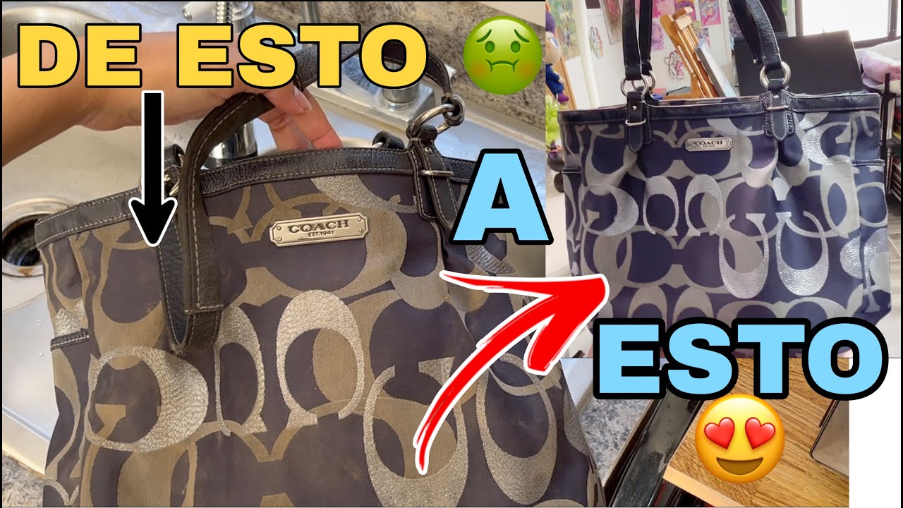 ¿Cómo Limpiar Una Bolsa Coach? Dejar Como Nueva Bolsas o Mochilas