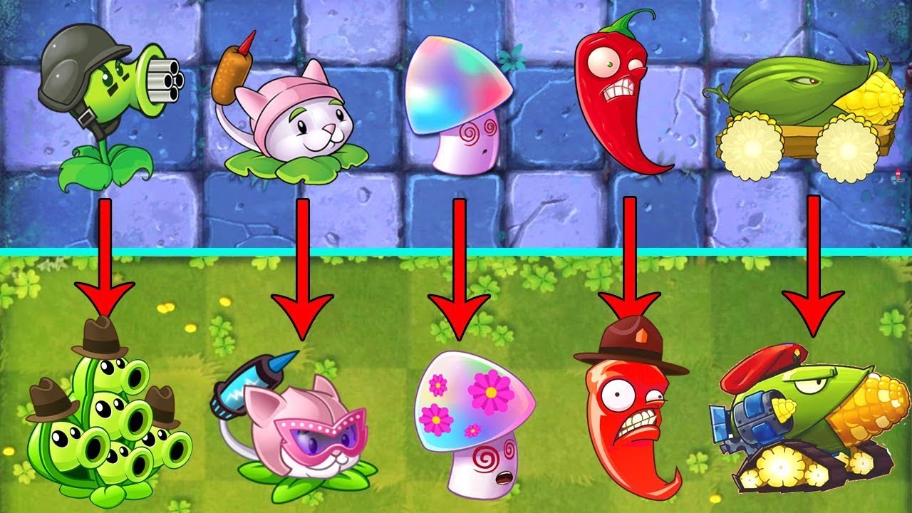 All Best Plants PVZ 1 vs PVZ 2 Battlez - Who Will WIn? - Pvz 2 Tournament