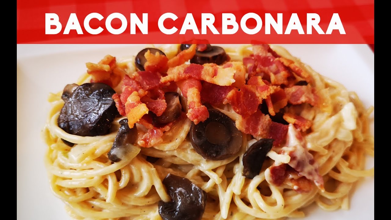 Creamy Cheesy Bacon Mushroom Carbonara Recipe | Holiday Recipe Ideas | OFW Cooking Alandreeno Recipe