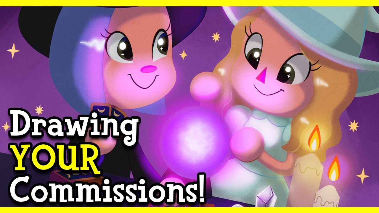 Cute Witchy Gals - Drawing YOUR Animal Crossing Commissions!