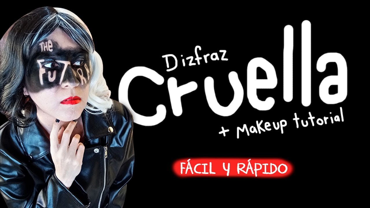 DISFRAZ de último minuto CRUELLA DE VIL *The future* / Madaí Mamaco