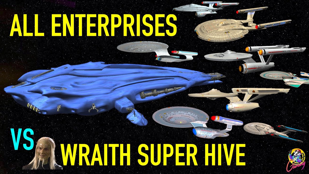 Which Enterprise Can Stop The Wraith (Stargate Atlantis) - Star Trek Starship Battles