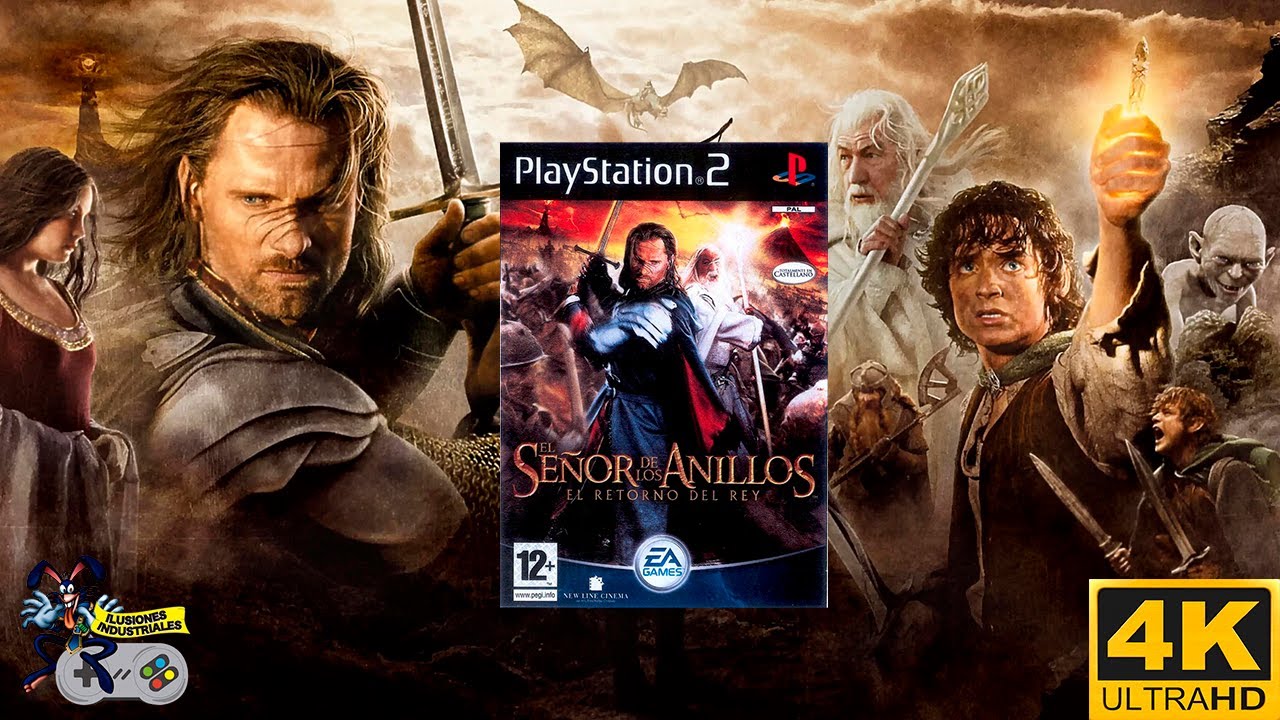 ⚔️🪓🎯 El Señor de Los Anillos: El Retorno del Rey 4K HD | Longplay Completo | PS2 | En Español 🎮