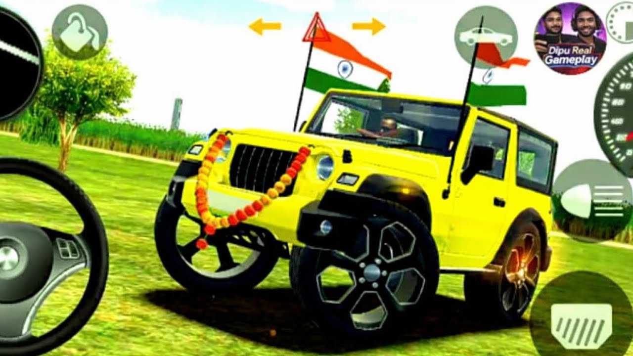 Modified Mahindra Thar😈Games:Indian Yellow Thar (Gadi Wala Games) Car Game Android Game - #2026​
