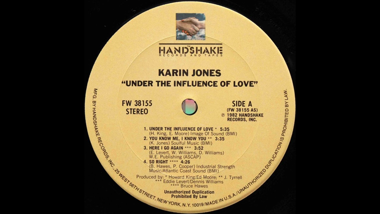 Karin Jones - Under The Influence Of Love (The Reflex Edit)