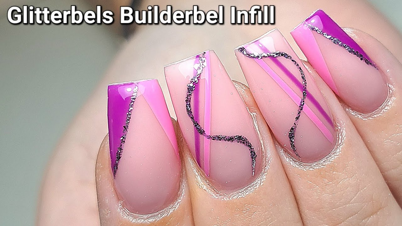 WATCH ME WORK: Client Builder Gel Infill - Glitterbels HEMA Free Builder-bel