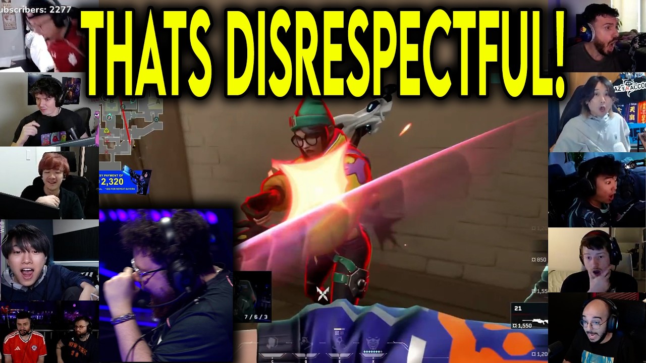 Valorant Streamers Reacts To G2 Leaf KNIFING XLG NoMan In Masters Santiago