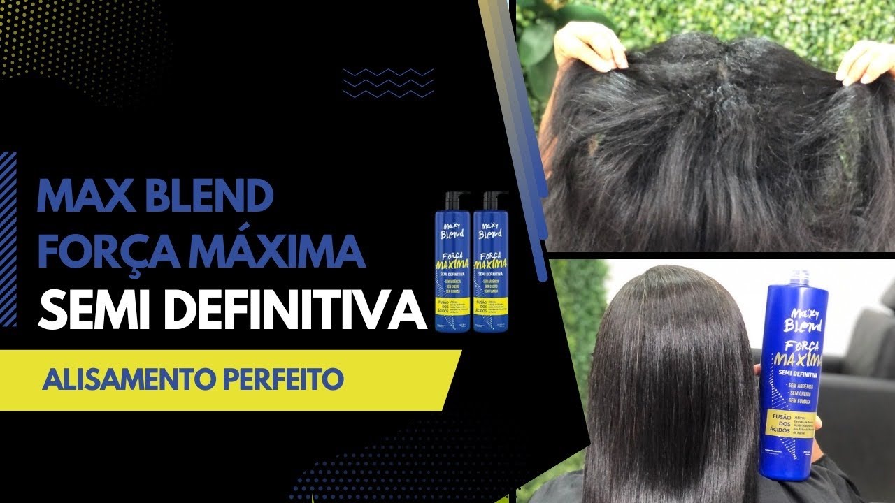 Saiba como ter os cabelos lisos perfeitos -  Max blend Força Máxima