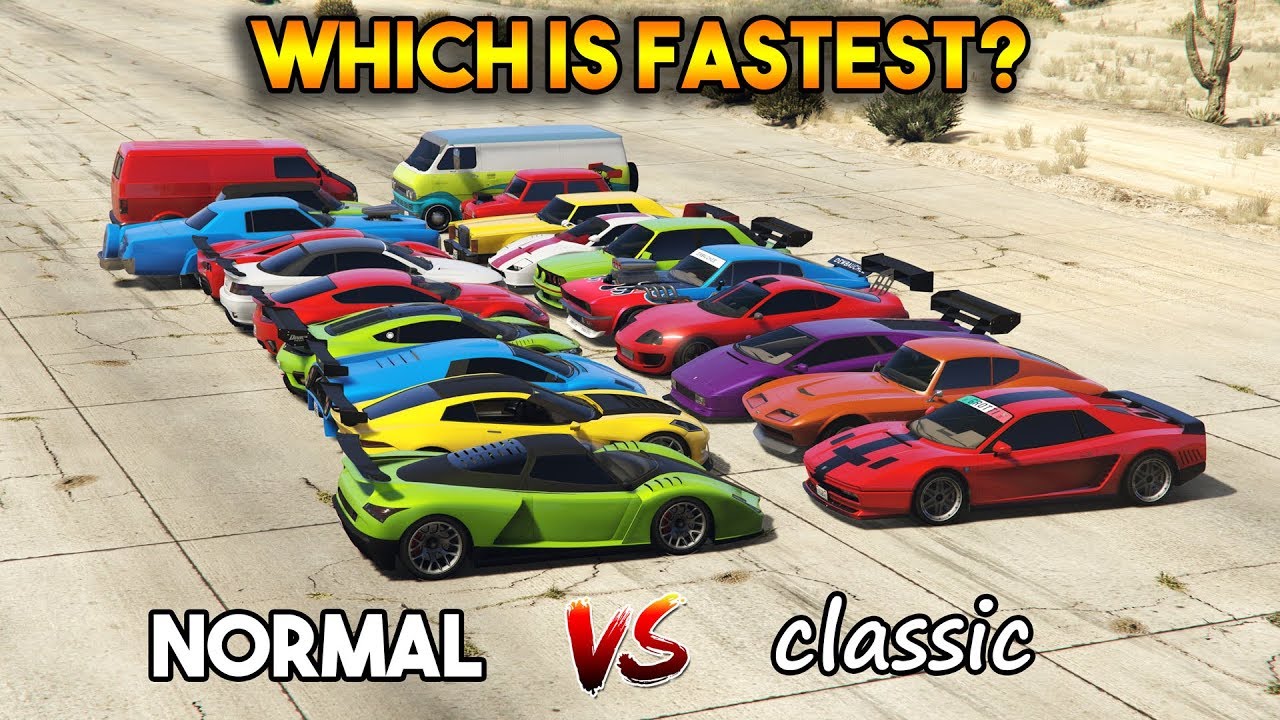 GTA 5 ONLINE : NORMAL VS CLASSIC (WHICH IS FASTEST?)