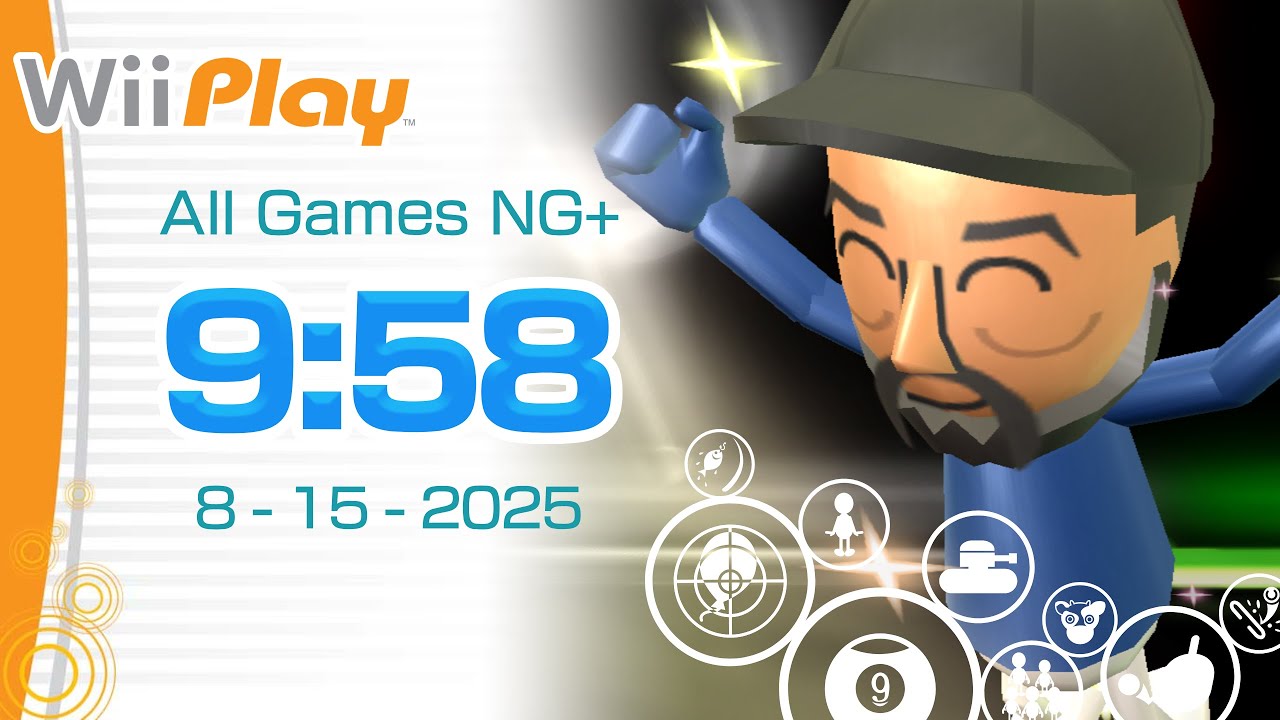 Wii Play - All Games NG+ Speedrun in 9:58