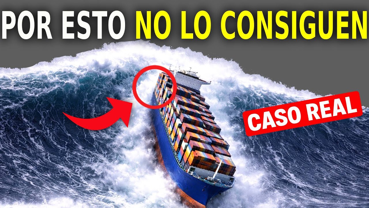 Por ESTO las OLAS GIGANTES no pueden HUNDIR barcos grandes durante las TORMENTAS